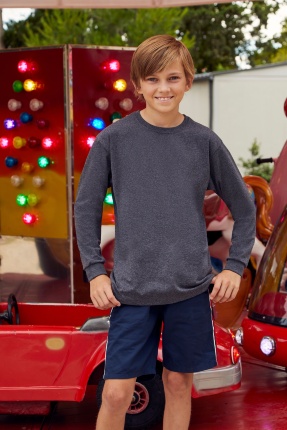 Футболка дитяча Fruit of the Loom Kids Valueweight Long Sleeve