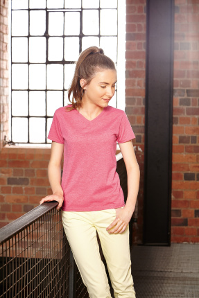 Футболка дитяча Russell Girls V-Neck HD